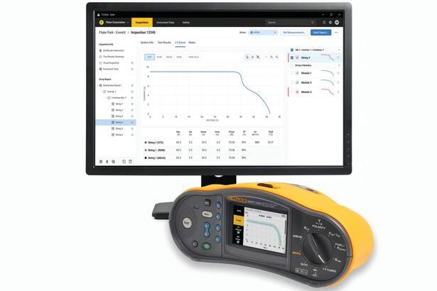 Fluke TruTest™ Solar PV Inspection Software Fluke TruTest™ Solar PV Inspection Software