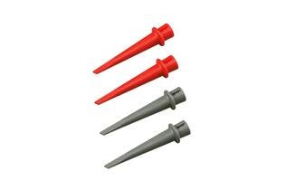 Fluke HC200 Hook Clip set 2 red, 2 gray - 1